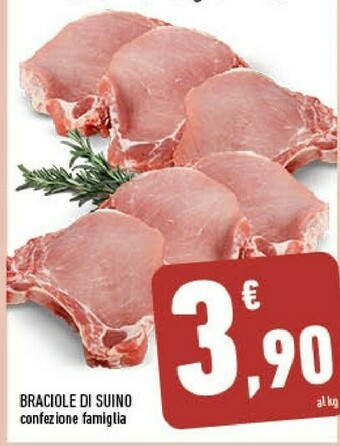 Conad Braciole di suino offerta