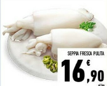 Conad Seppia fresca pulita offerta