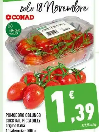 Conad Conad percorso qualita pomodoro oblungo cocktail piccadilly offerta