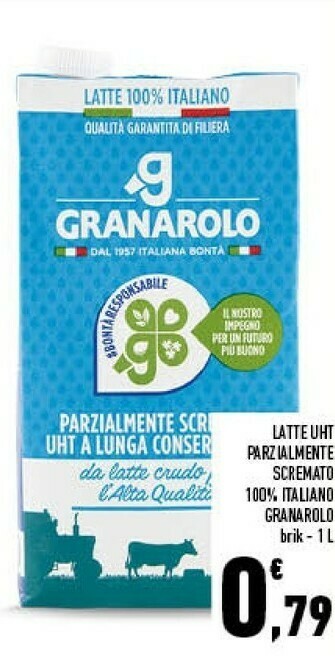 Conad Latte uht parzialmente scremato a lunga conservazione 1000 g(ml) offerta