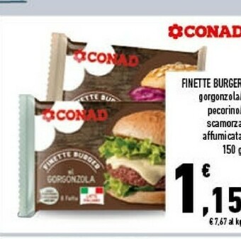 Conad Conad - finette con cheddar 150 g(ml) offerta