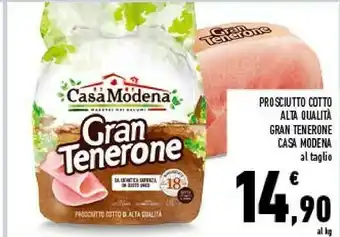 Conad Gran tenerone prosciutto cotto alta qualità offerta
