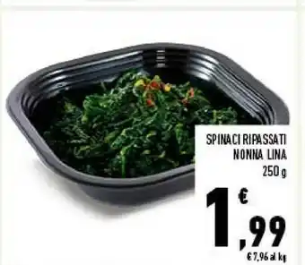 Conad Spinaci ripassati offerta