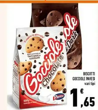Conad Biscotti gocciole chocolate offerta