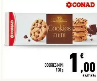 Conad Cookies mini offerta