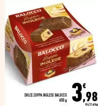 Conad Zuppa inglese crema pasticcera, cioccolato al latte e fondente 650 g(ml) offerta
