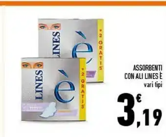 Conad E assorbenti con ali offerta