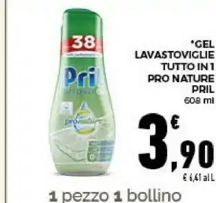 Conad Gel lavastoviglie tutto in 1 pro nature offerta