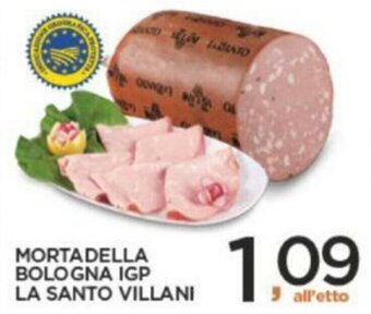 Interspar Mortadella Bologna IGP La Santo Villani offerta