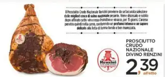 Interspar Prosciutto Crudo Nazionale Divino Renzini offerta