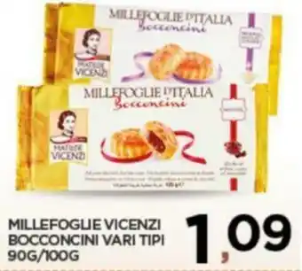 Interspar Millefoglie Vicenzi Bocconcini vari tipi 90g/100g offerta