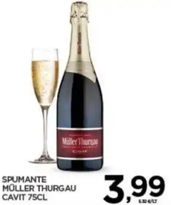 Interspar Müller Thurgau Spumante Cavit 75cl offerta