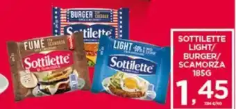 Interspar Sottilette Light/Burger/Scamorza 185g offerta