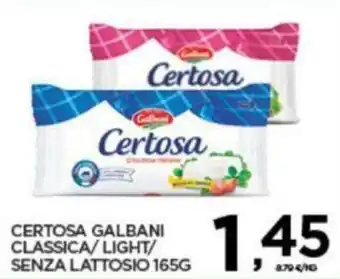 Interspar Galbani Certosa Classica/ Light/ Senza lattosio 165g offerta