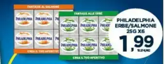 Interspar Philadelphia Erbe/Salmone 25g x6 offerta