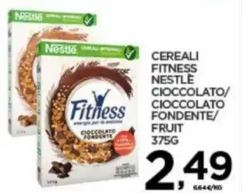 Interspar Nestlé Fitness Cereali Cioccolato/Cioccolato Fondente/Fruit 375g offerta