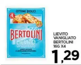 Interspar Lievito Vanigliato Bertolini 16g x4 offerta