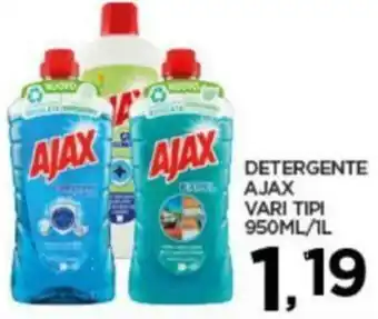 Interspar Ajax Detergente vari tipi 950ml/1L offerta