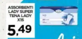 Interspar Tena Lady Assorbenti Lady Super x15 offerta