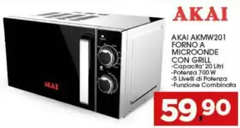 Interspar Akai AKMW201 Forno a Microonde con Grill offerta