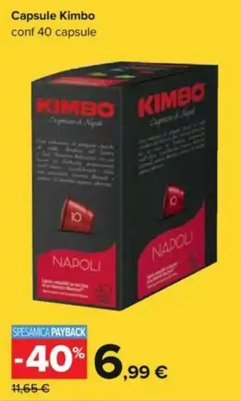 Carrefour Kimbo Capsule offerta