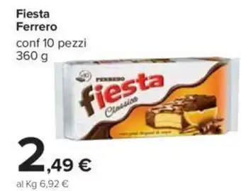 Carrefour Fiesta Ferrero 360g offerta