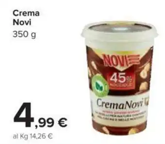 Carrefour Novi Crema 350g offerta