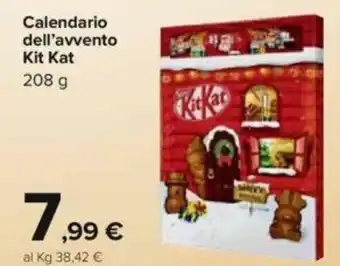Carrefour Kit Kat Calendario dell'Avvento 208 g offerta