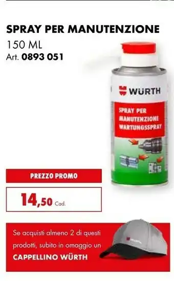 Spray per manutenzione