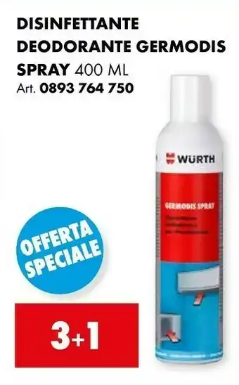 Disinfettante deodorante germodis spray
