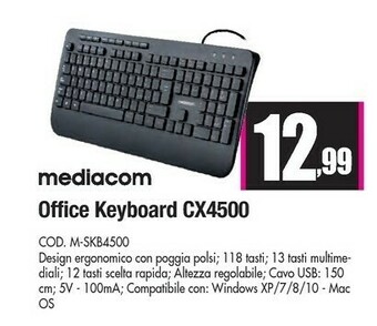 Wellcome Tastiera offerta