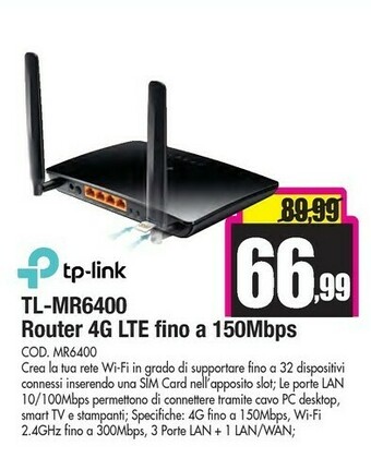 Wellcome Router wifi offerta