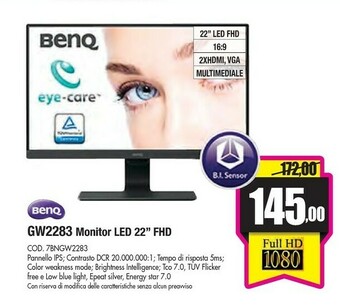 Wellcome Monitor tv offerta