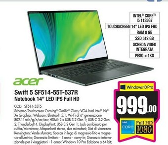 Wellcome Notebook offerta