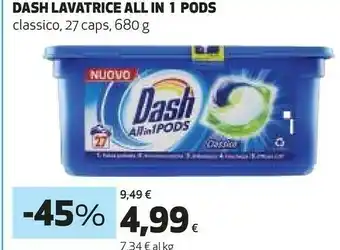 Alta Supermercati Lavatrice all in 1 classico, offerta