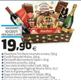 Alta Supermercati Cesto gran dono offerta