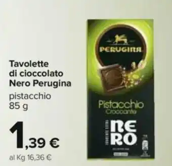 Carrefour Nero Perugina Tavolette di Cioccolato Pistacchio 85g offerta