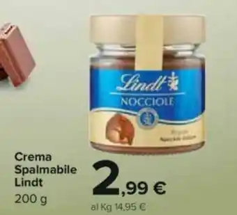 Carrefour Lindt Crema Spalmabile 200g offerta
