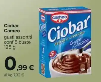 Carrefour Cameo Ciobar 125g offerta