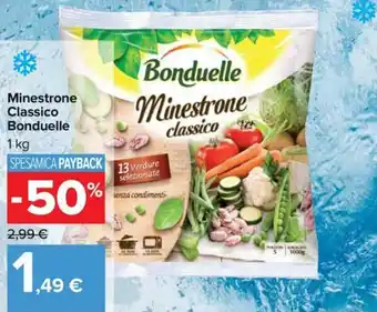 Carrefour Bonduelle Minestrone Classico 1kg offerta