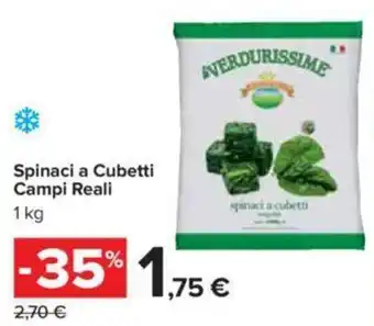 Campi Reali Spinaci a Cubetti 1kg