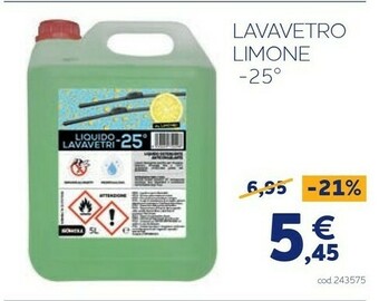 Norauto Lavavetro limone -25° offerta