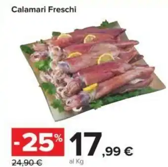 Carrefour Calamari Freschi offerta