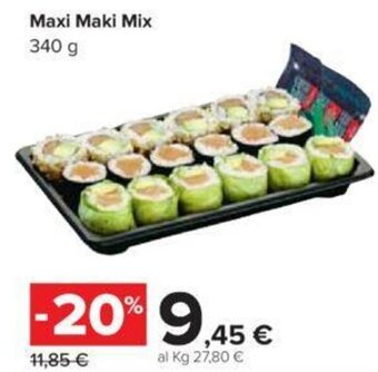 Carrefour Maxi Maki Mix 340 g offerta