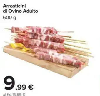 Carrefour Arrosticini di Ovino Adulto 600g offerta