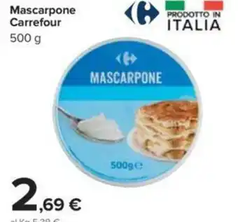 Carrefour Carrefour Mascarpone 500g offerta