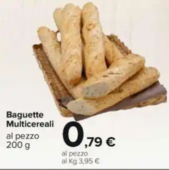 Carrefour Baguette Multicereali 200g offerta