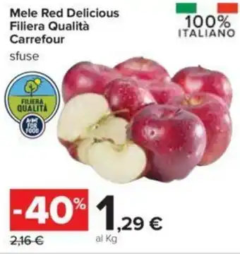 Carrefour Sfuse Carrefour Mele Red Delicious Filiera Qualità offerta