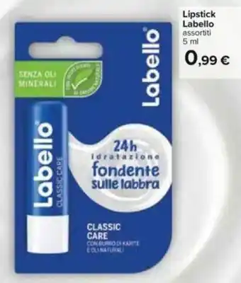 Carrefour Lipstick Labello 5ml offerta
