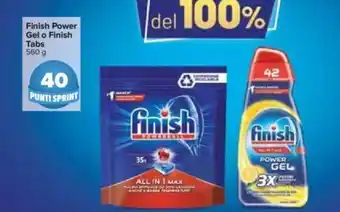 Carrefour Finish Power Gel o Finish Tabs 560g offerta